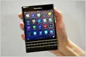 A chart displays BlackBerry stock gains alongside QNX automotive software developments.