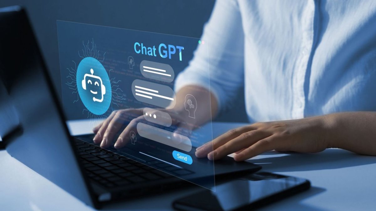 The graphic displays hybrid artificial intelligence usage patterns and corporate security risks.