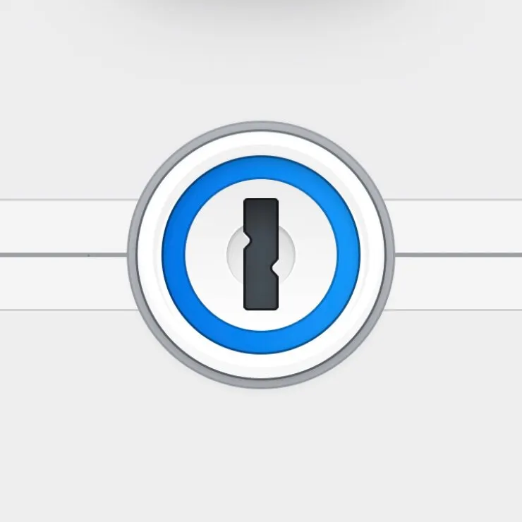 A smartphone screen displays password security applications and secure login options.