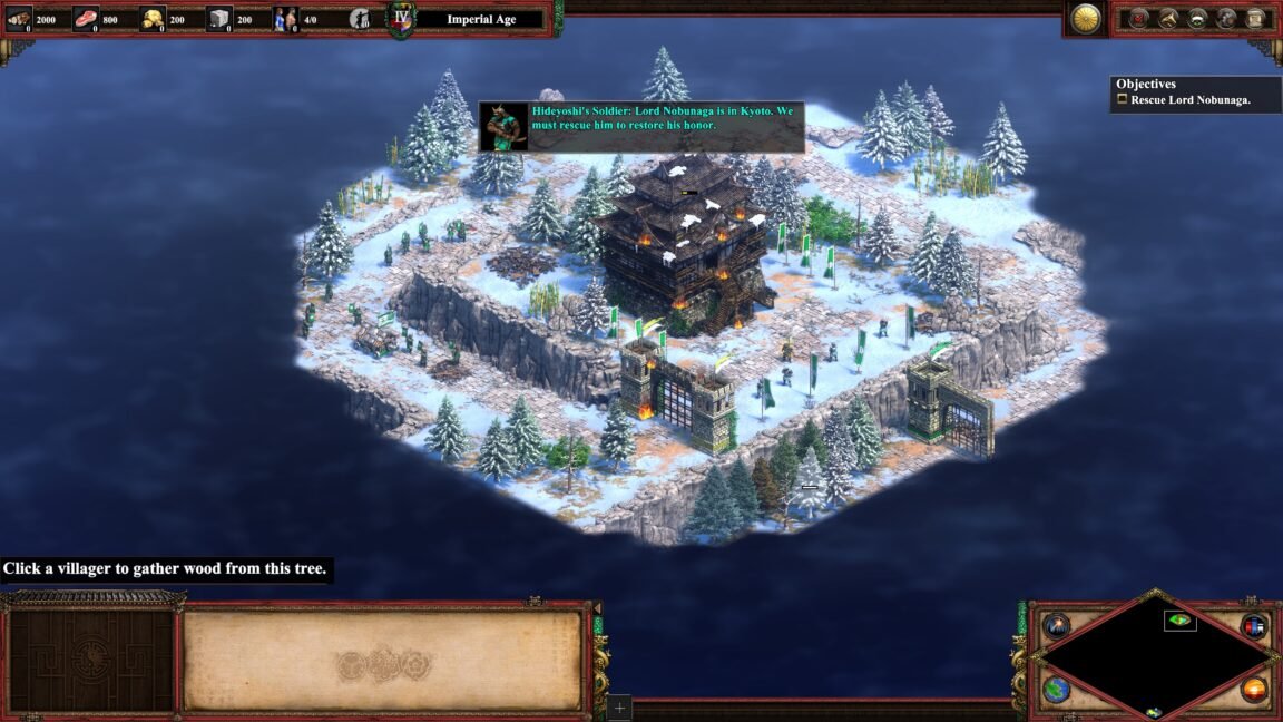 The macOS port developed by Feral Interactive shows the Age of Empires II Definitive Edition interface.