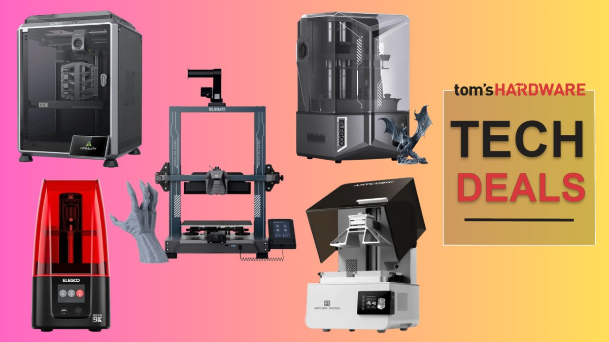 Save up to $300 on a new 3D printer right now, thanks to these Memorial Day deals — filament and resin 3DP deals from Bambu Lab, Elegoo, Creality, and more are perfect for beginners and pros