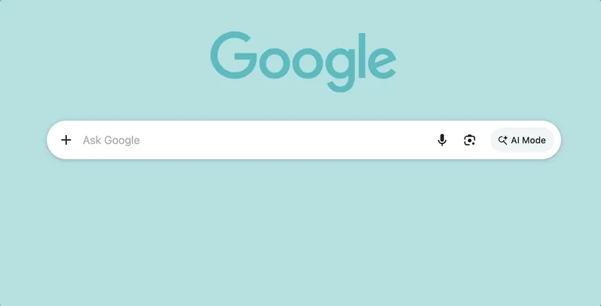 Google Search interface displaying AI synthesized answers instead of traditional web links