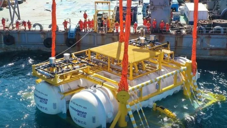 China Launches World First Offshore Wind Powered Underwater Data Center
