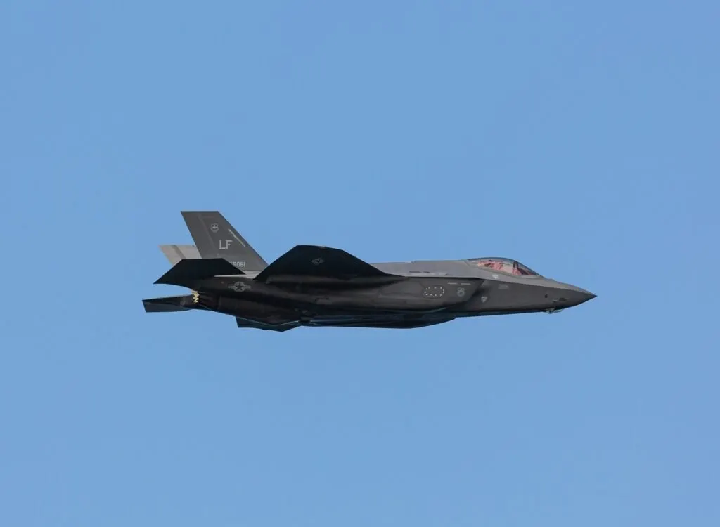 F-35 stealth fighter aircraft delivered to Poland as part of NATO defense cooperation.