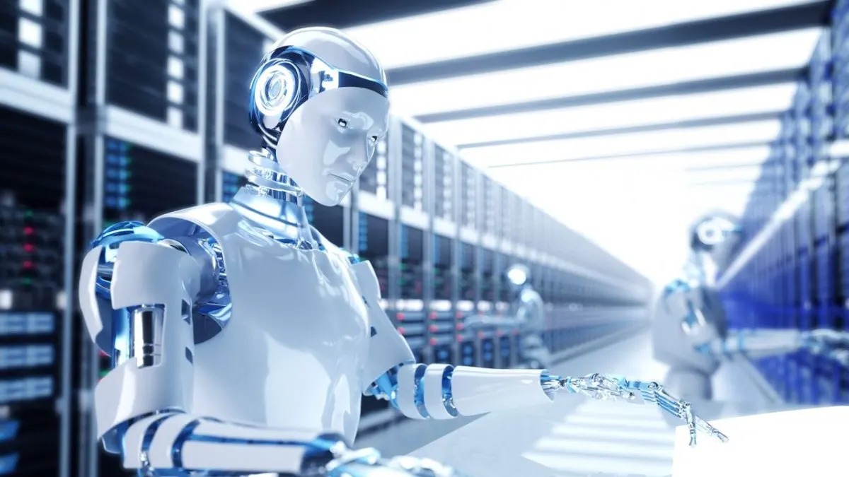IT engineers monitor automated infrastructure workflows while maintaining strategic oversight.