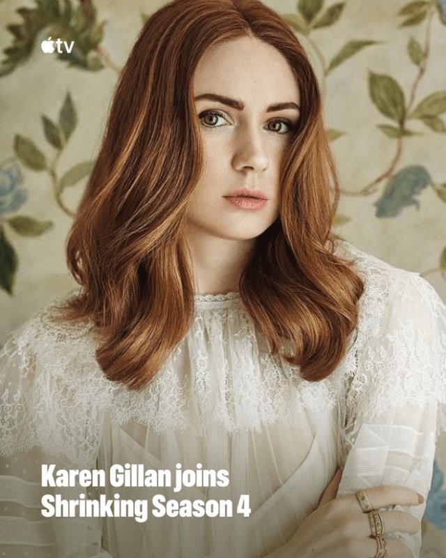 Karen Gillan joins the cast of Shrinking season four.