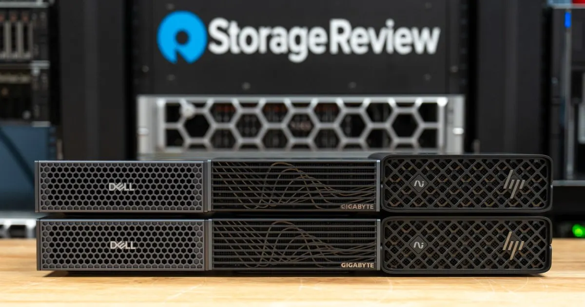 NVIDIA DGX Spark two-node cluster hardware deployed for distributed inference benchmarking