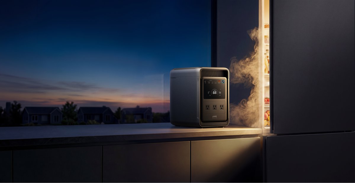 Anker SOLIX S2000 packs 35 hours of fridge backup into a power station smaller than your trash can