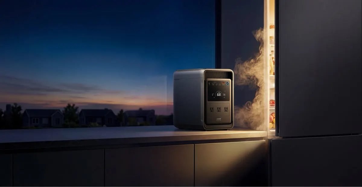 Anker SOLIX S2000 compact home backup power station with 2000Wh capacity.