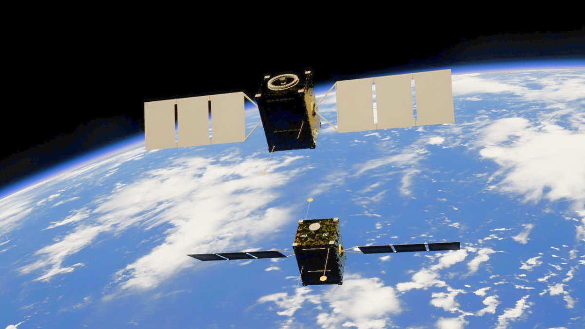 Russian satellites maneuver near a commercial radar satellite supplying intelligence to Ukraine.