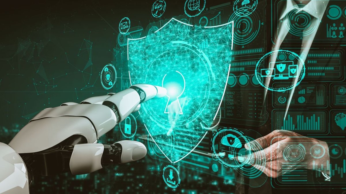 A digital shield protects cloud infrastructure from security vulnerabilities introduced by automated coding tools.