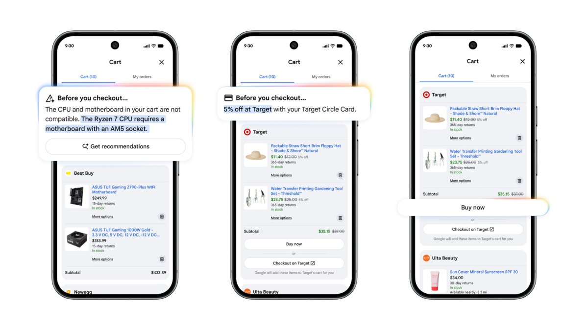 Google Introduces Universal Cart to Streamline Cross-Platform Shopping