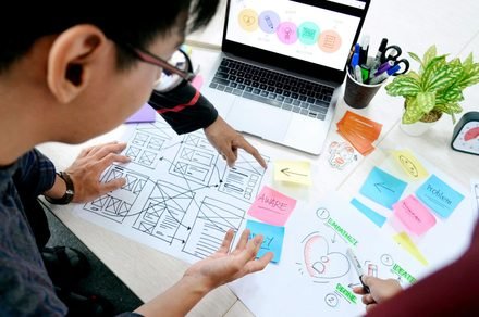 The Canva interface displays updated AI editing tools and direct publishing integrations.