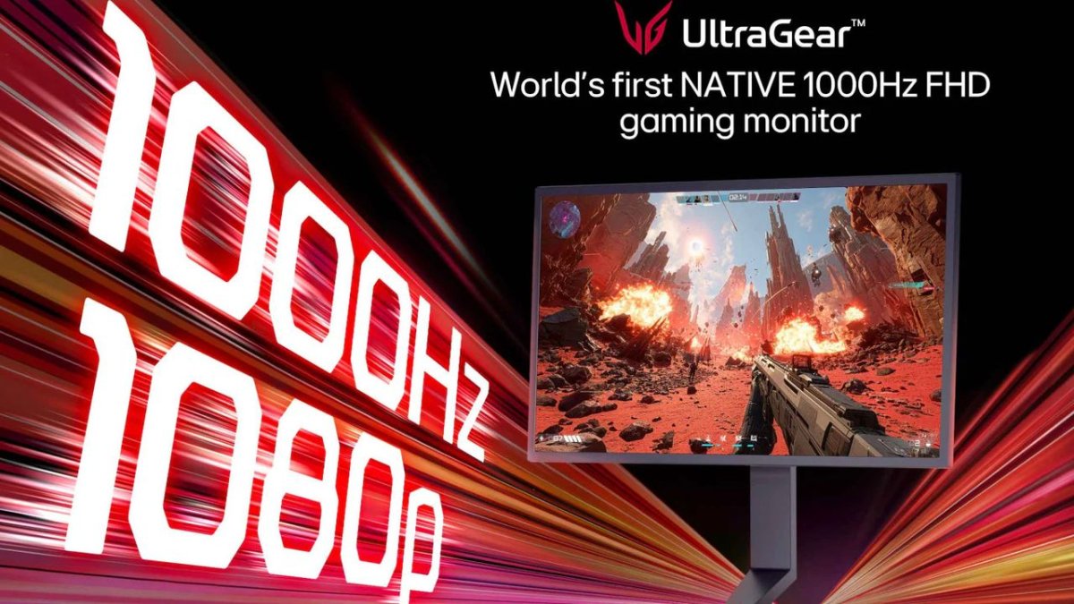 LG reveals 'world's first native 1,000Hz' gaming monitor — but good luck trying to find a GPU to drive it without breaking the bank