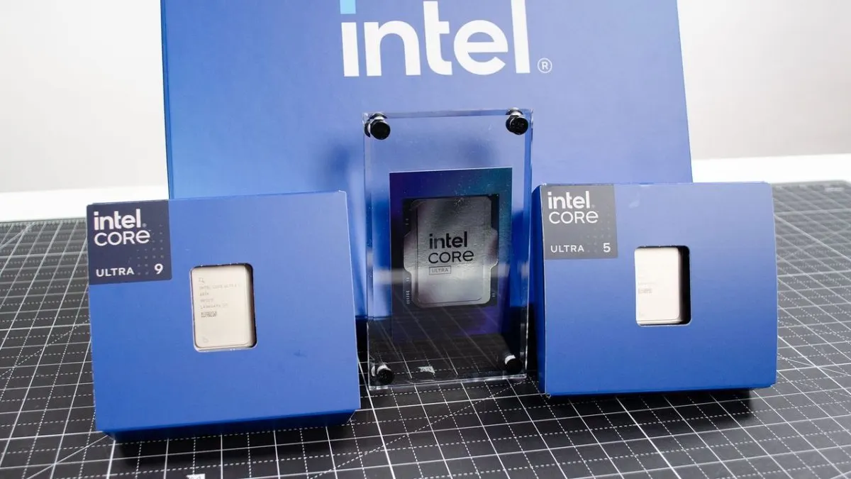Downgraded processor chips recovered during semiconductor manufacturing for Intel yield salvage operations.