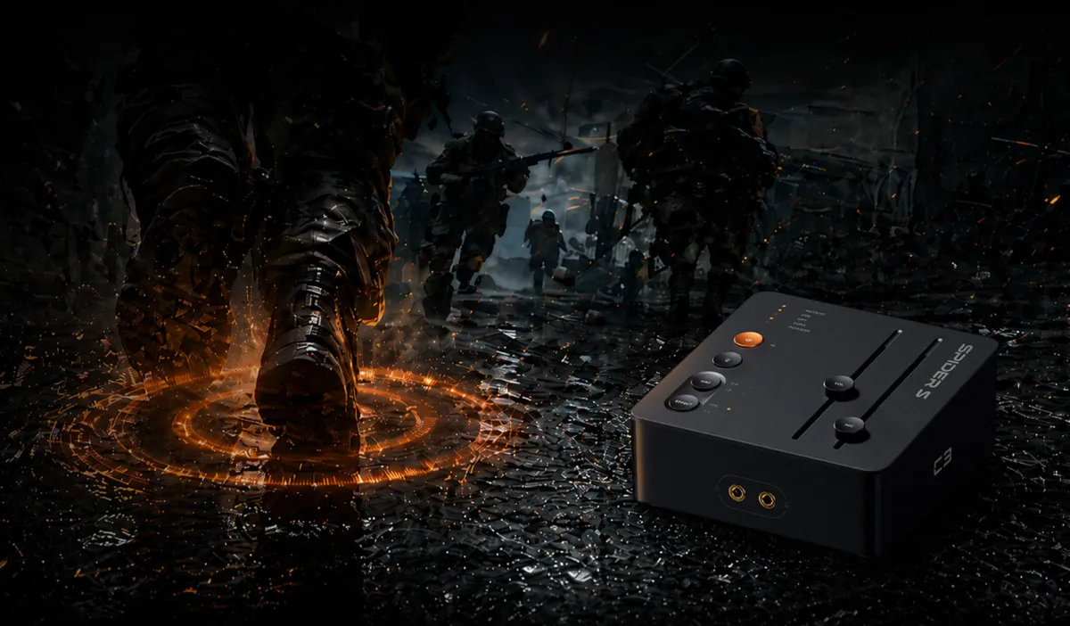 The Fosi Audio C3 gaming sound card features StepSense spatial audio processing and physical desktop controls.