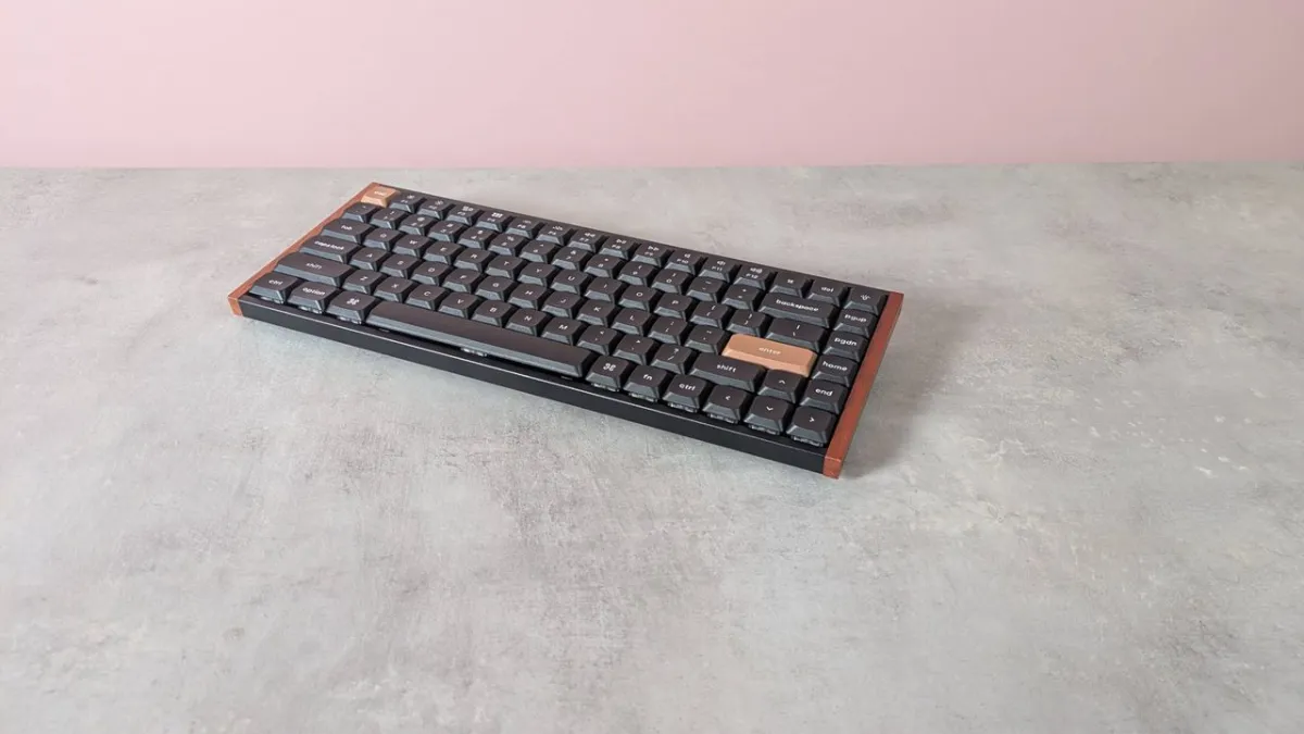 The Keychron K3 HE analog keyboard features magnetic switches and a compact layout on a desk.