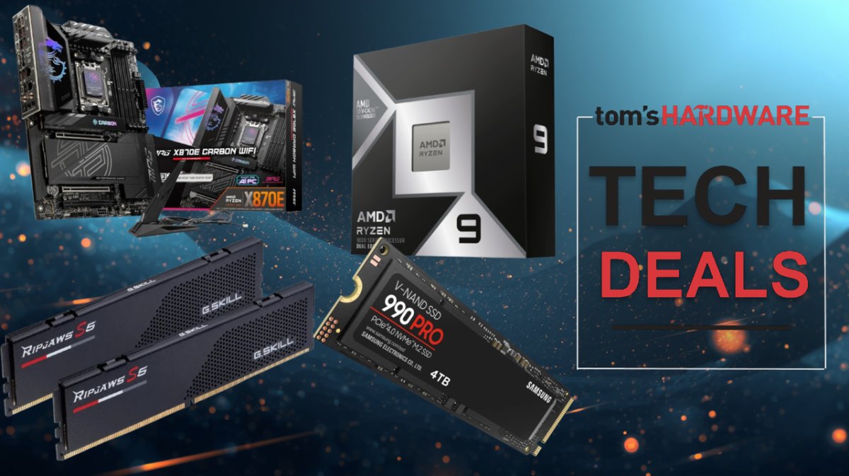 Save a whopping $900 on this incredible 4-item AM5 combo from Newegg — for only $2,269, high-end parts including the flagship 9950X3D2 processor, 64GB of GSkill RAM, 4TB of fast M.2 storage, and a quality MSI motherboard