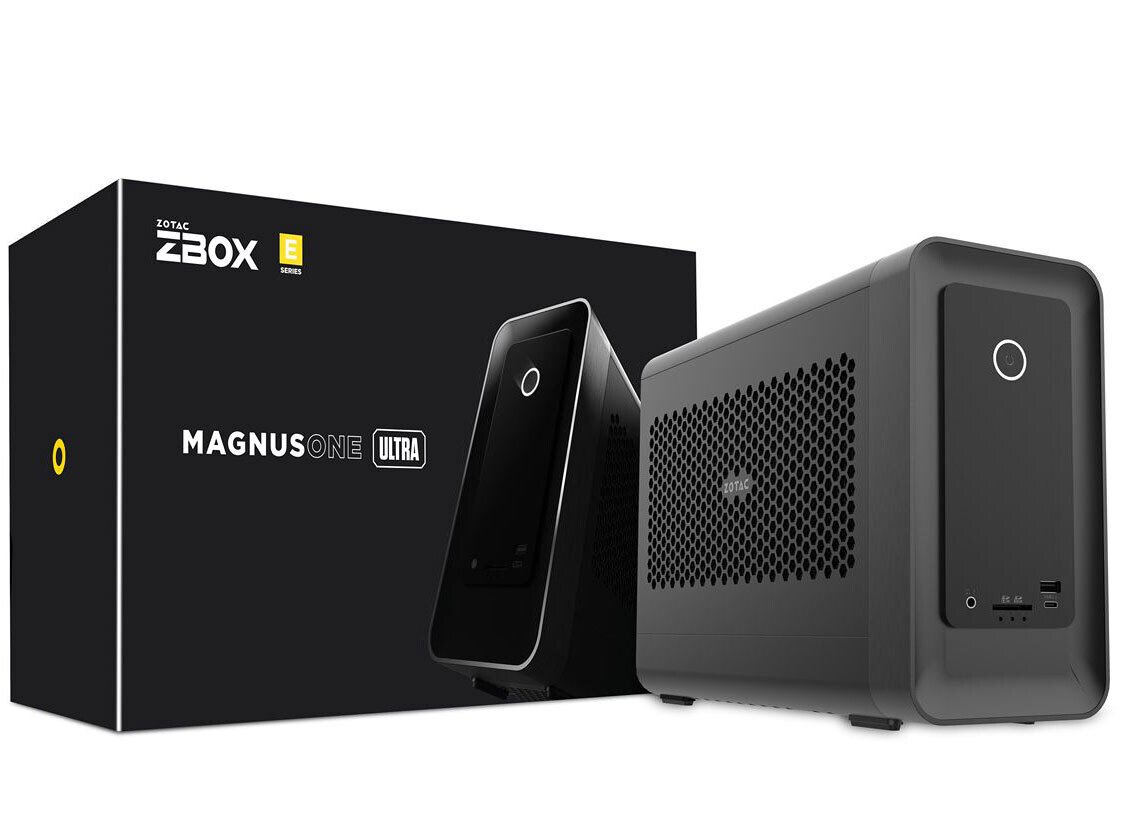 ZOTAC displays legacy and contemporary hardware at the COMPUTEX 2026 booth for the company's twentieth anniversary.