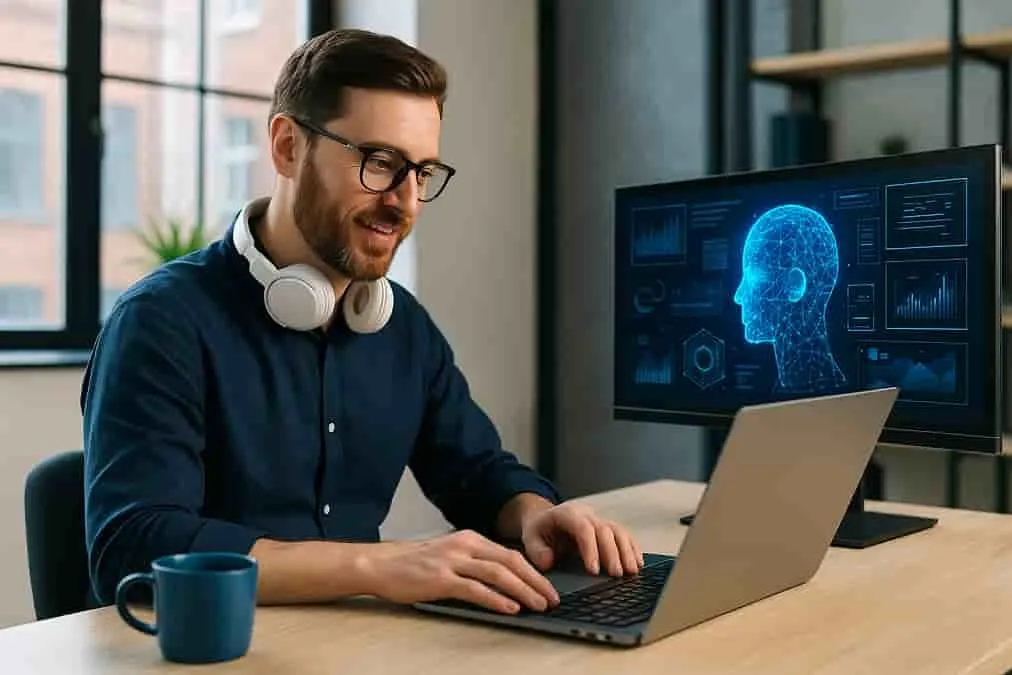 The chart displays UK professional AI adoption rates alongside regulatory and training readiness gaps.