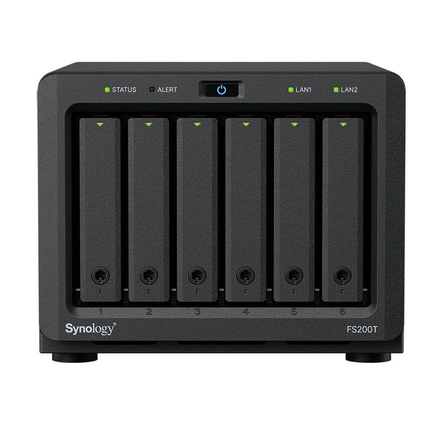 The compact Synology FS200T all-flash storage device is designed for home and small office environments.