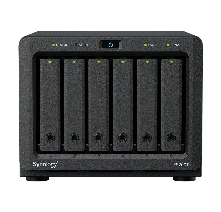 The compact Synology FS200T all-flash storage device is designed for home and small office environments.