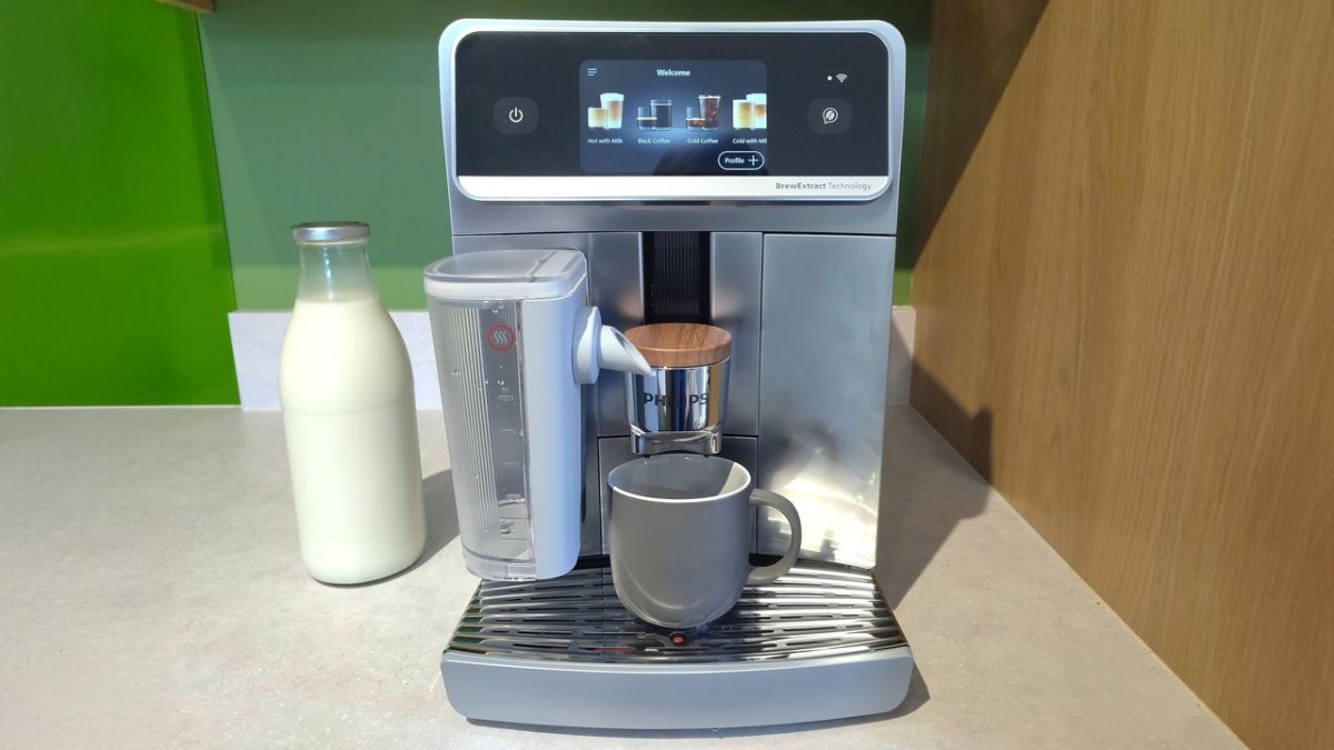 The Philips Café Aromis makes the best oat milk latte I've ever had from a home coffee maker — and it looks great as well