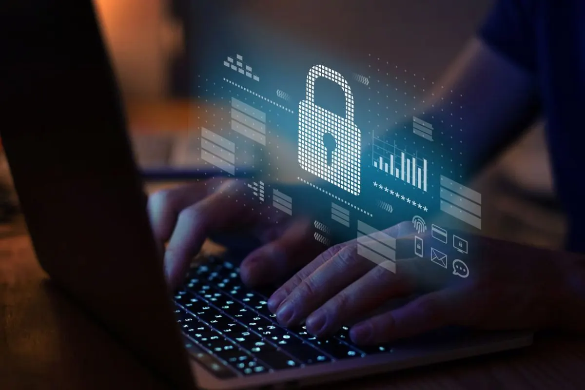 A terminal window displays legacy Windows utility execution linked to modern malware campaigns.