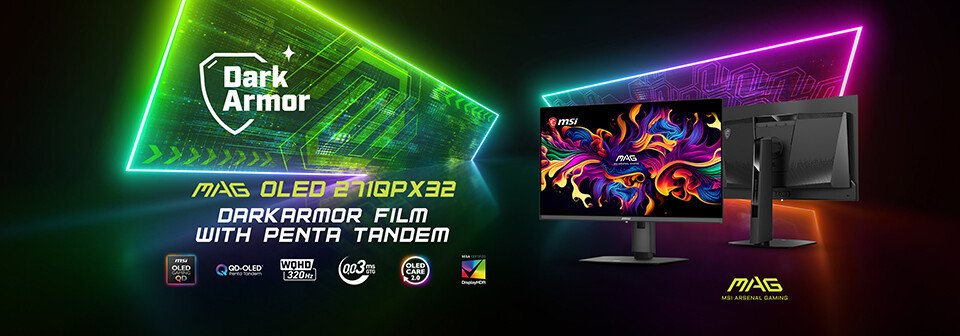 (PR) MSI Announces MAG OLED 271QPX32 Gaming Monitor with 5-Layer QD-OLED Penta Tandem Panel
