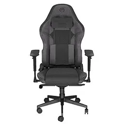 The Endorfy Scrim gaming chair features adjustable armrests and a breathable mesh backrest.