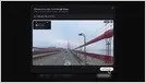 The Project Genie interface displays Street View imagery integrated into a customizable interactive environment.