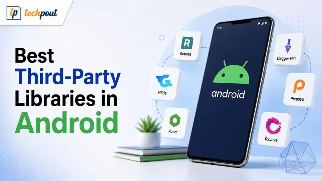 This diagram illustrates dependency management and external code integration patterns for Android applications.