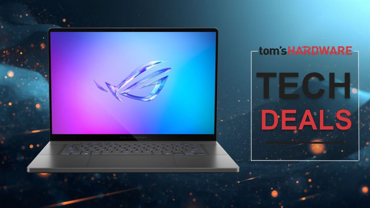 Asus ROG Zephyrus G16 laptop with RTX 5070 graphics and OLED display