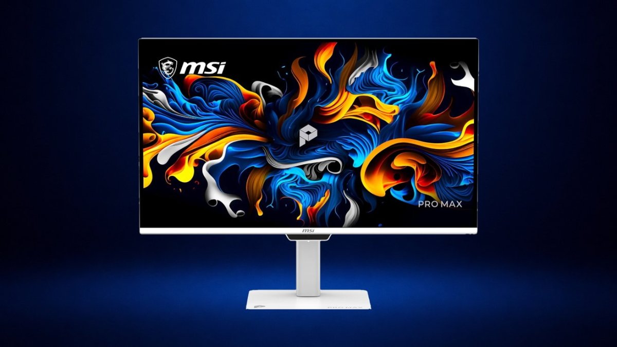 MSI external monitors feature OLED and IPS panels with integrated KVM switching and USB-C docking for Mac users.