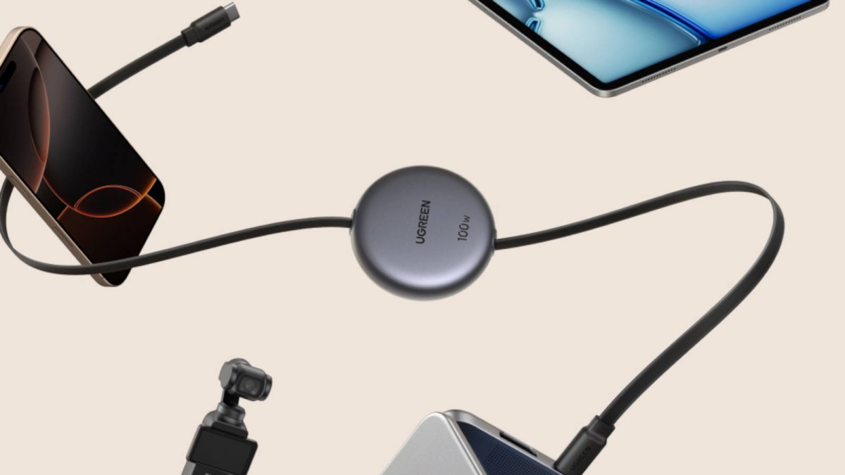 This retractable 100W USB-C cable is just $12 and fits in your pocket