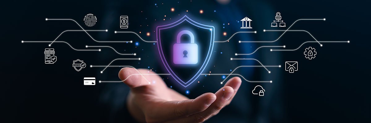 Schematic overview of the UK National Cyber Shield architecture and AI-driven threat detection network.