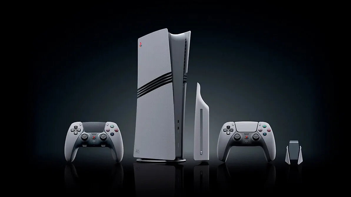 Sony gaming console and personal computer hardware representing the company platform strategy