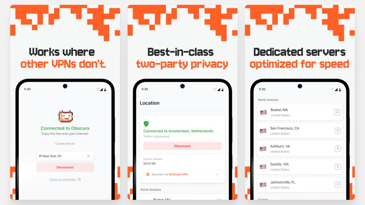 Android users have just gained access to a new VPN app as Obscura VPN lands on Google Play and Obtainum