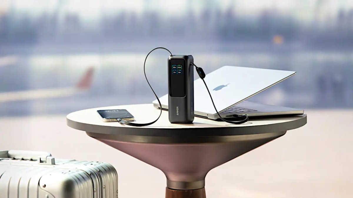Anker’s 25,000mAh power bank with 2 built-in cables is $39 off today