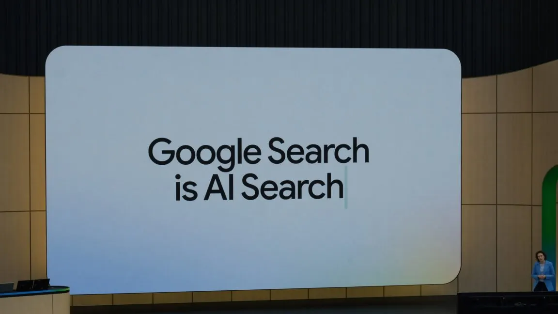 Google Search displays AI-generated responses and interactive simulations instead of traditional organic links.