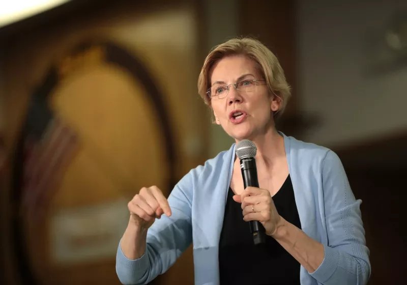 Senator Elizabeth Warren discusses proposed taxes on artificial intelligence data centers.