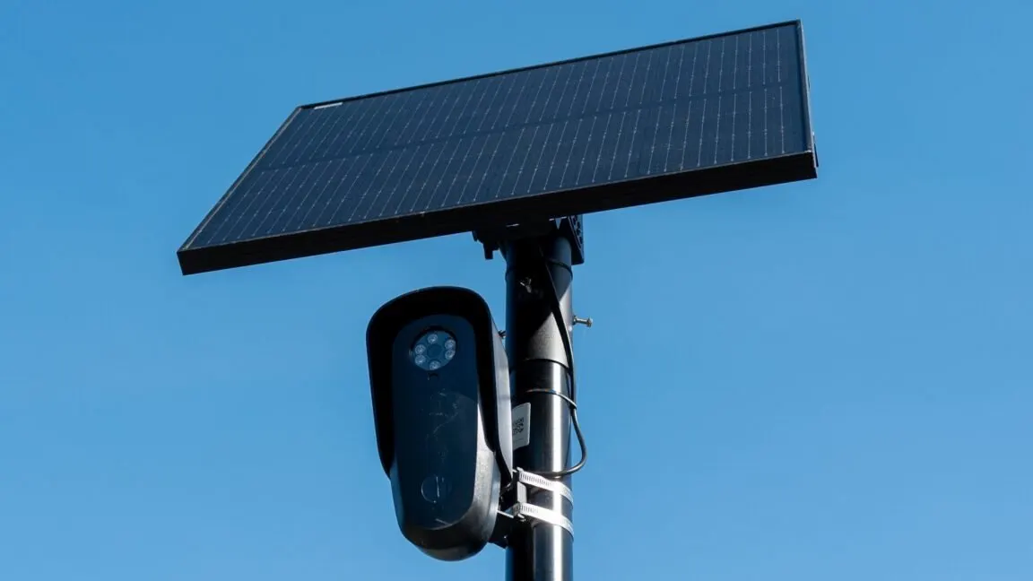 Automated license plate reader cameras monitor highway traffic to support federal surveillance initiatives.