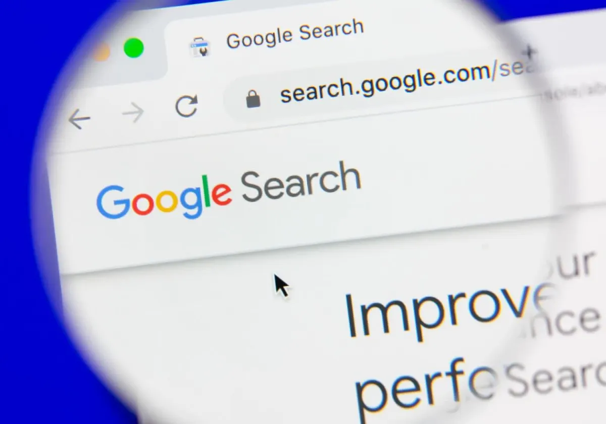Google Search interface redesigned to resemble ChatGPT with AI integration.