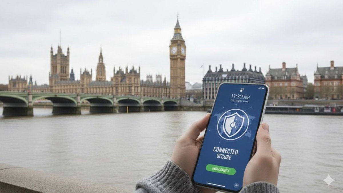 This graphic illustrates the UK online safety consultation and its potential impact on VPN age restrictions.