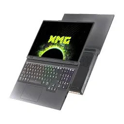 The XMG Neo 16 A25 laptop has the custom Oasis water cooling system.