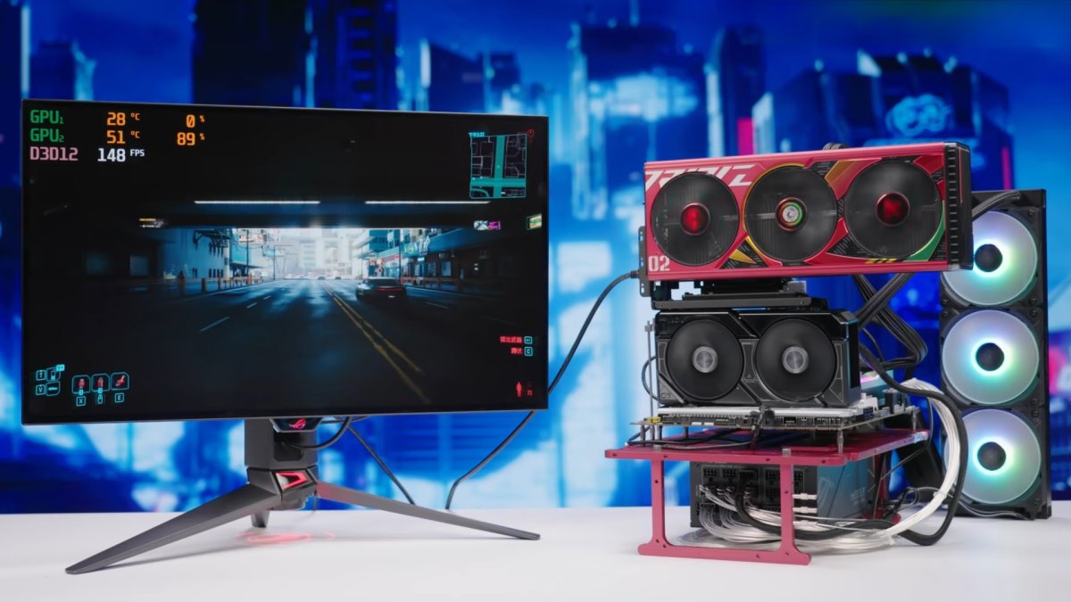 Asus Demonstrates RTX 4060 Ti With Built-In M.2 Storage Slot