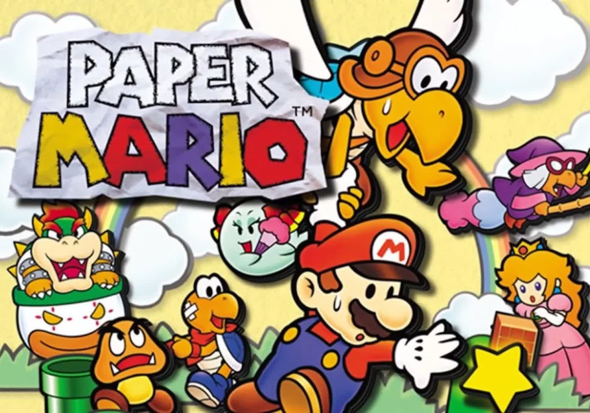 Paper Mario gameplay running natively on a PC monitor