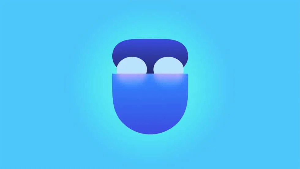 The updated Google Pixel Buds app icon displays a modern gradient design.