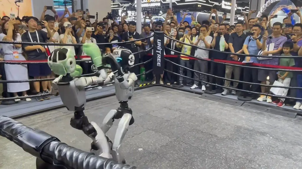 Unitree robots participating in the 2026 Spring Festival Gala broadcast production.