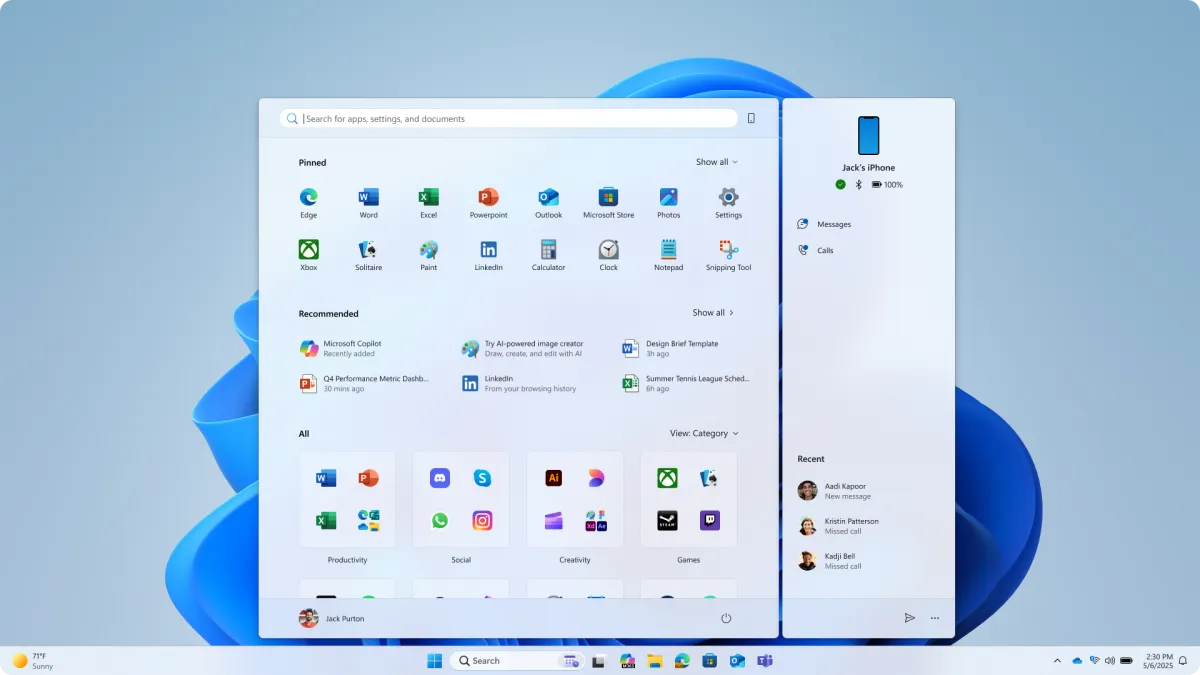 The Windows 11 settings screen displays the Low Latency Profile toggle for CPU performance optimization.